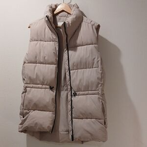 Calvin Klein Jeans Tan Puffer Vest